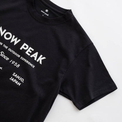 Snow Peak SP Typography T-Shirt（3色）