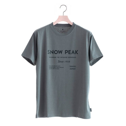 Snow Peak SP Typography T-Shirt（3色）