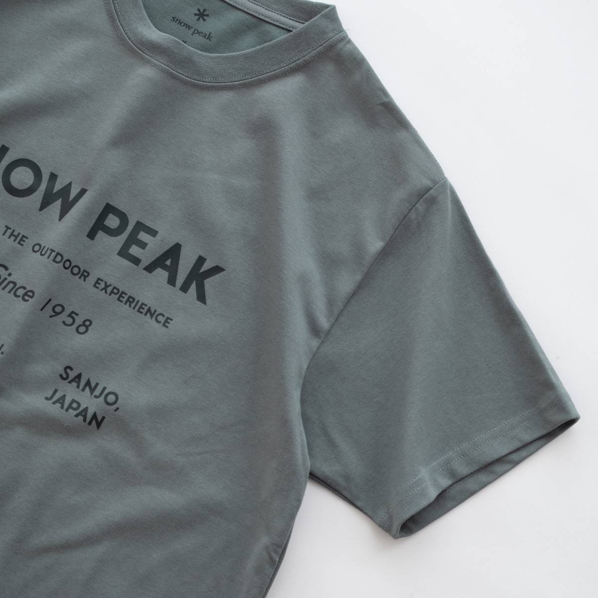 Snow Peak SP Typography T-Shirt（3色）