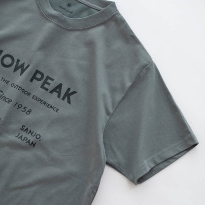 Snow Peak SP Typography T-Shirt（3色）