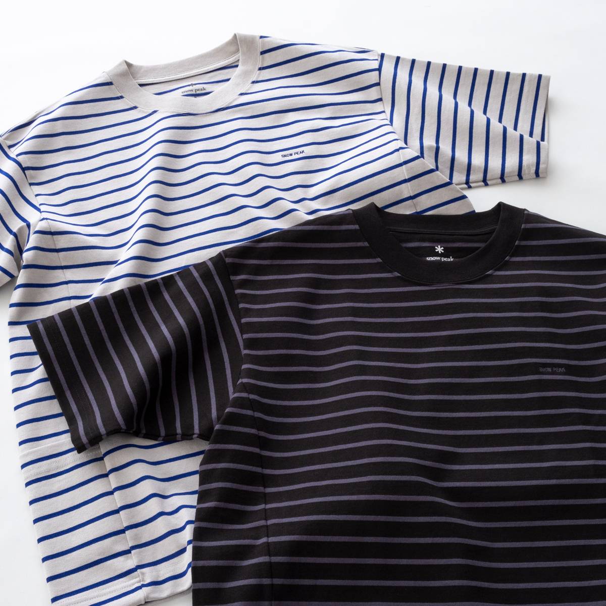 Snow Peak Heavy Cotton Border T-Shirt（2色）