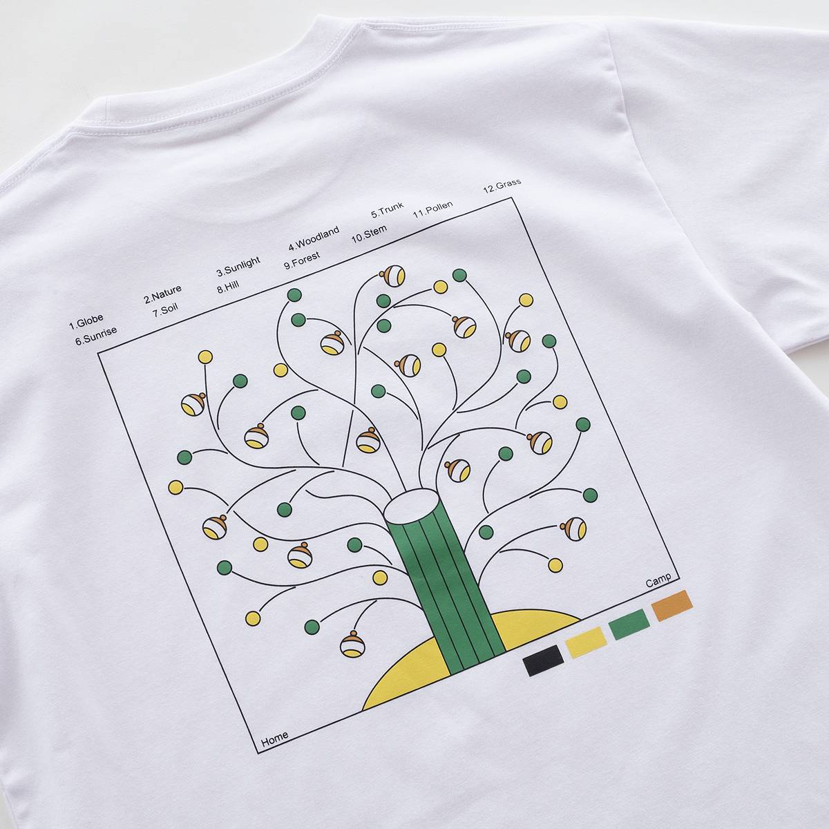 ランタン ビオトープ Tシャツ（3色）｜Snow Peak