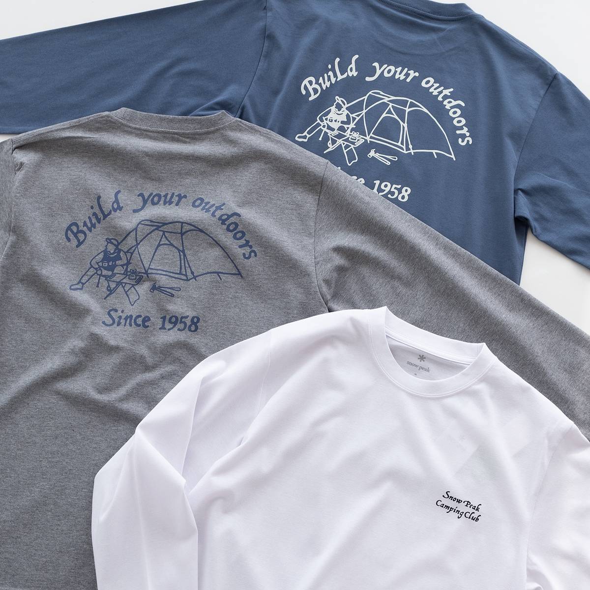 Snow Peak SP Camping Club Long Sleeve T（3色）