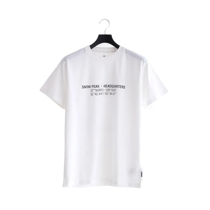 Snow Peak HQ Topographic Map T-Shirt（3色）