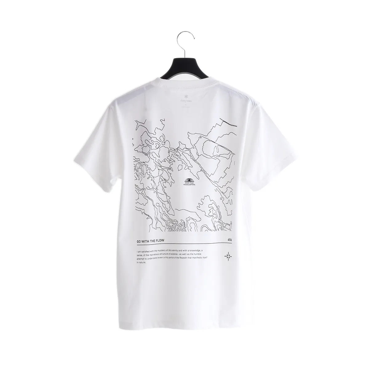 Snow Peak HQ Topographic Map T-Shirt（3色）