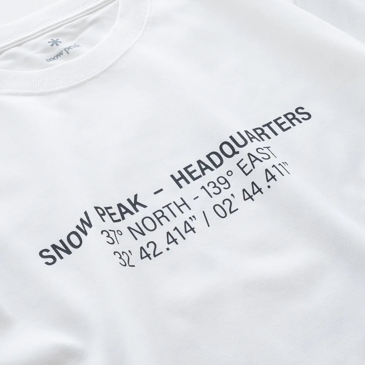 Snow Peak HQ Topographic Map T-Shirt（3色）