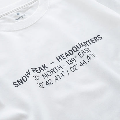 Snow Peak HQ Topographic Map T-Shirt（3色）