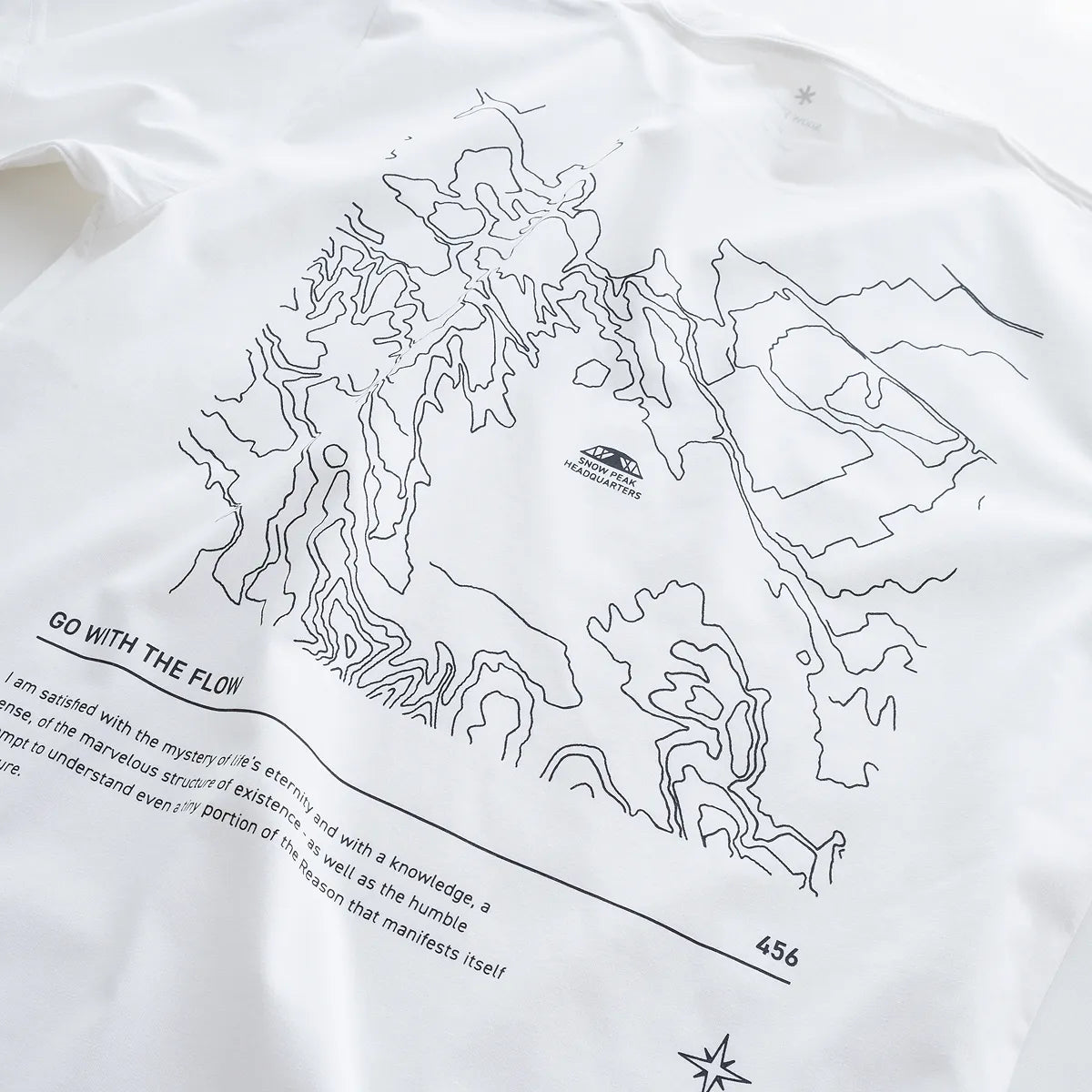 Snow Peak HQ Topographic Map T-Shirt（3色）