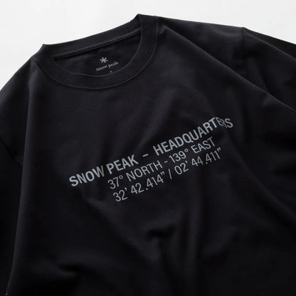 Snow Peak HQ Topographic Map T-Shirt（3色）