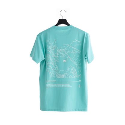 Snow Peak HQ Topographic Map T-Shirt（3色）