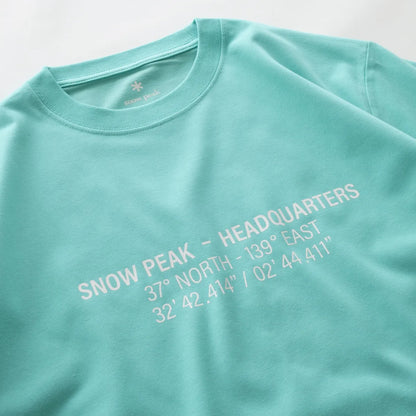 Snow Peak HQ Topographic Map T-Shirt（3色）