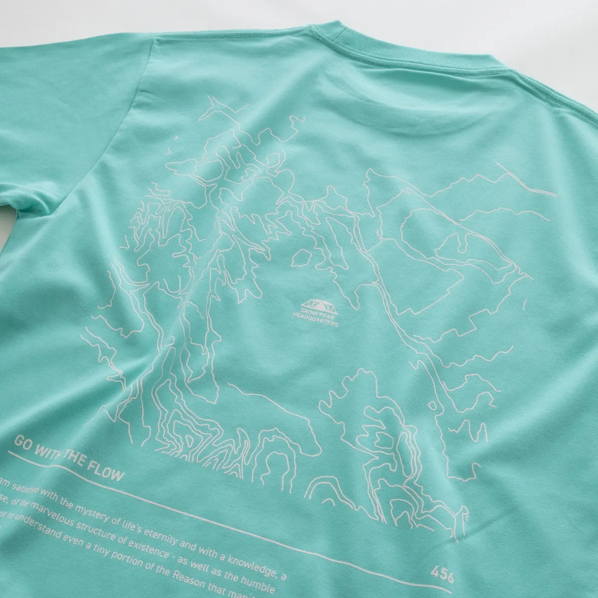 Snow Peak HQ Topographic Map T-Shirt（3色）