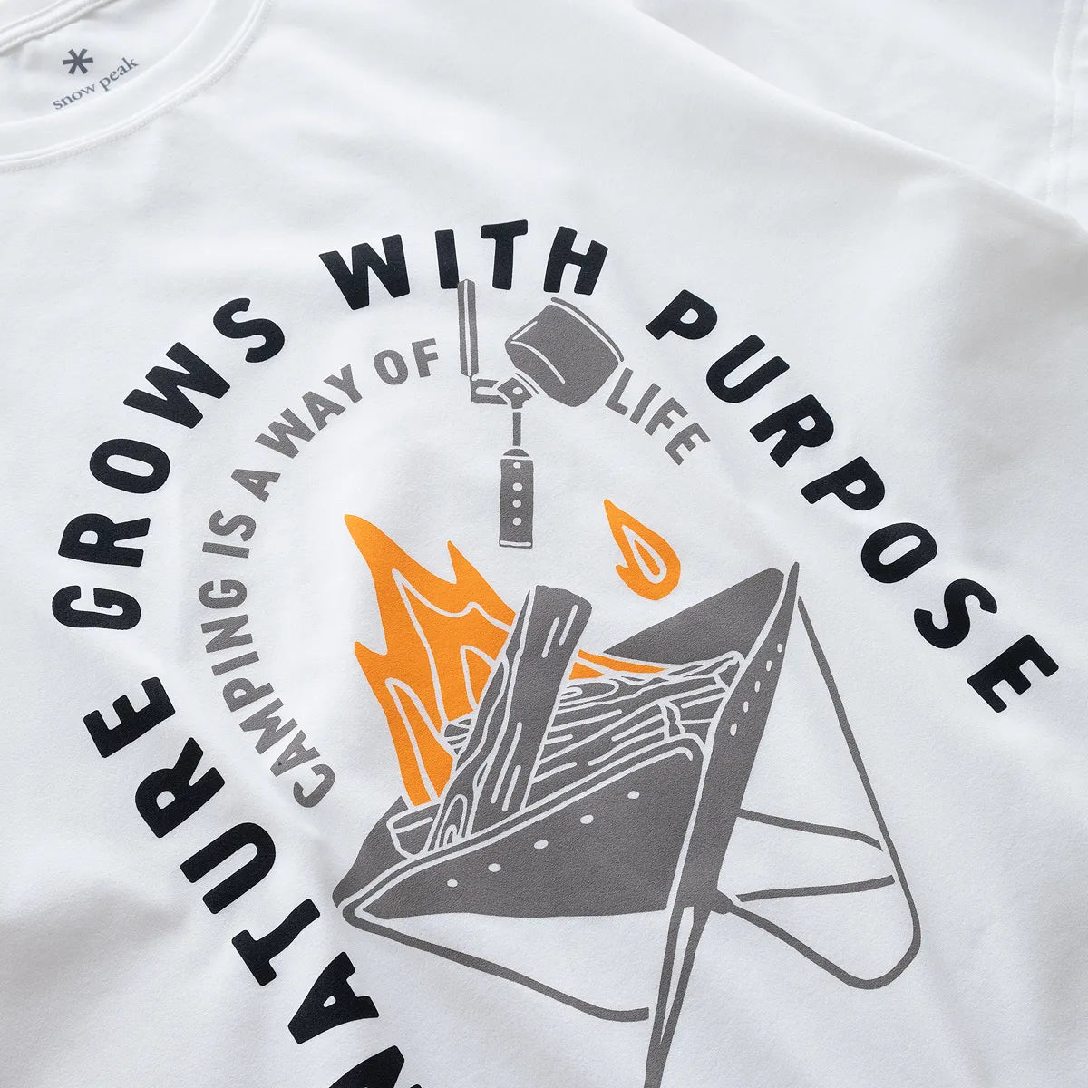 Snow Peak SP Fireplace Dry T-Shirt（3色）