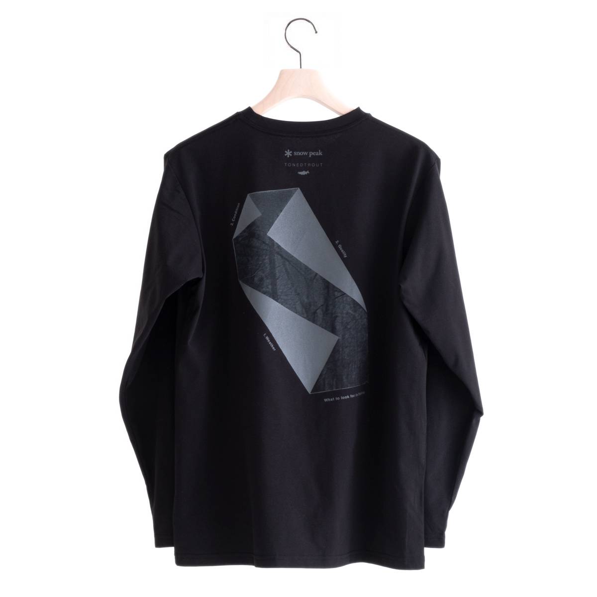 トーンドトラウト コラボ フォト ロング スリーブ Tシャツ（2色）｜Snow Peak