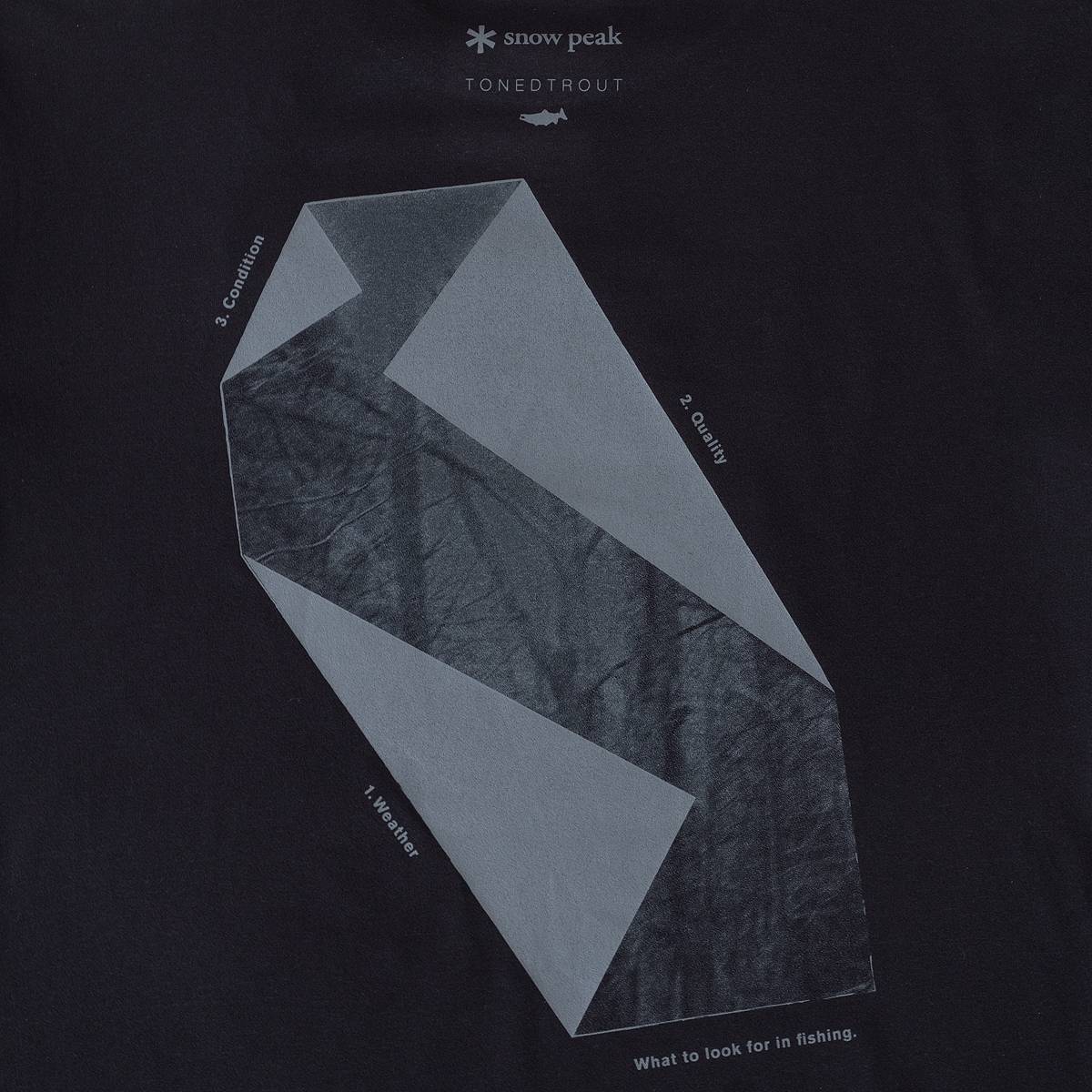 トーンドトラウト コラボ フォト ロング スリーブ Tシャツ（2色）｜Snow Peak
