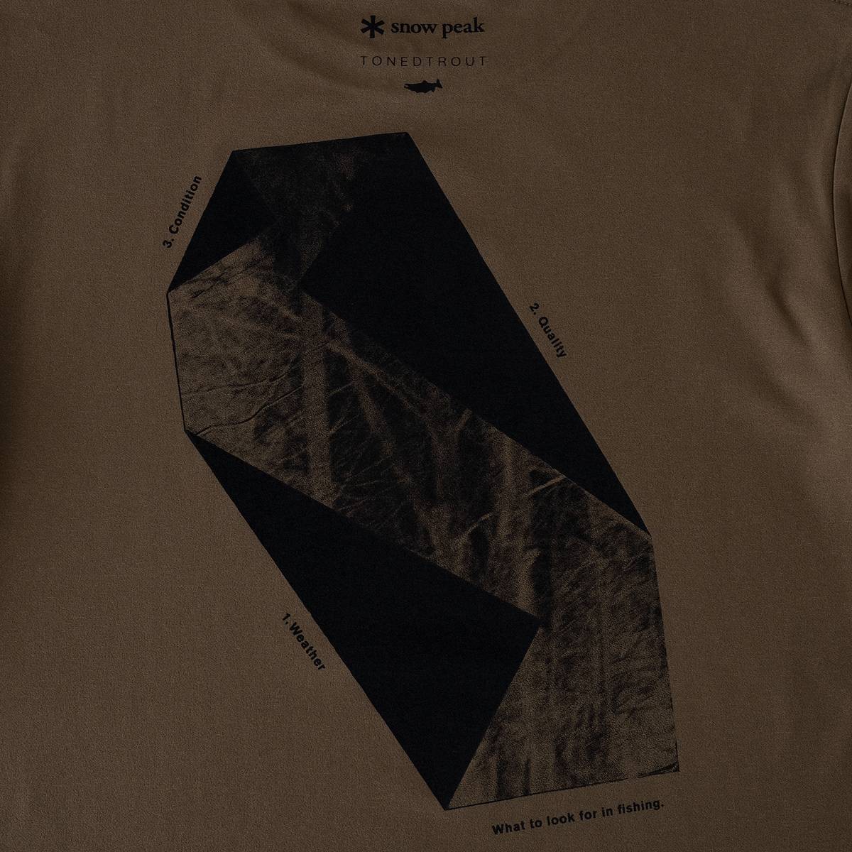 トーンドトラウト コラボ フォト ロング スリーブ Tシャツ（2色）｜Snow Peak