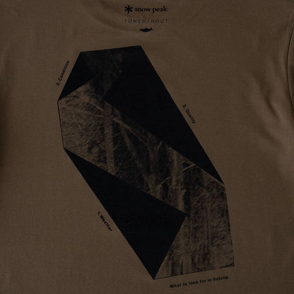 トーンドトラウト コラボ フォト ロング スリーブ Tシャツ（2色）｜Snow Peak