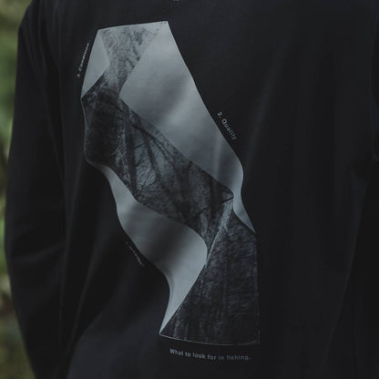 トーンドトラウト コラボ フォト ロング スリーブ Tシャツ（2色）｜Snow Peak