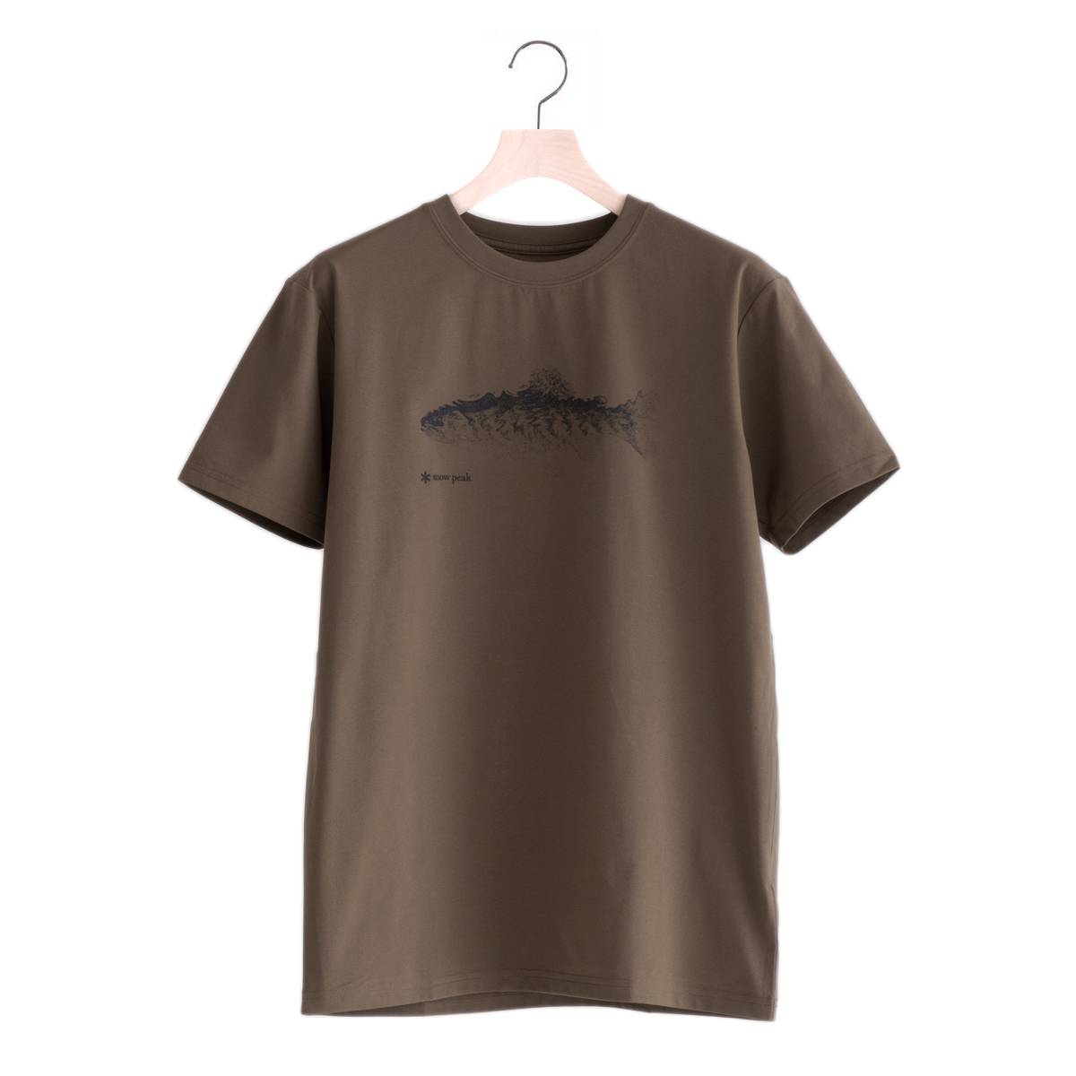 トーンドトラウト コラボ サイン オブ フィッシュ Tシャツ（2色）｜Snow Peak