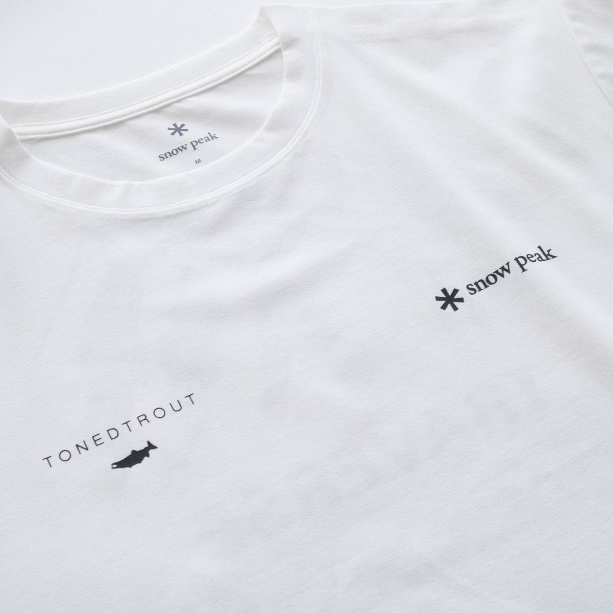 トーンドトラウト コラボ Mt Tanigawa Tシャツ（2色）｜Snow Peak