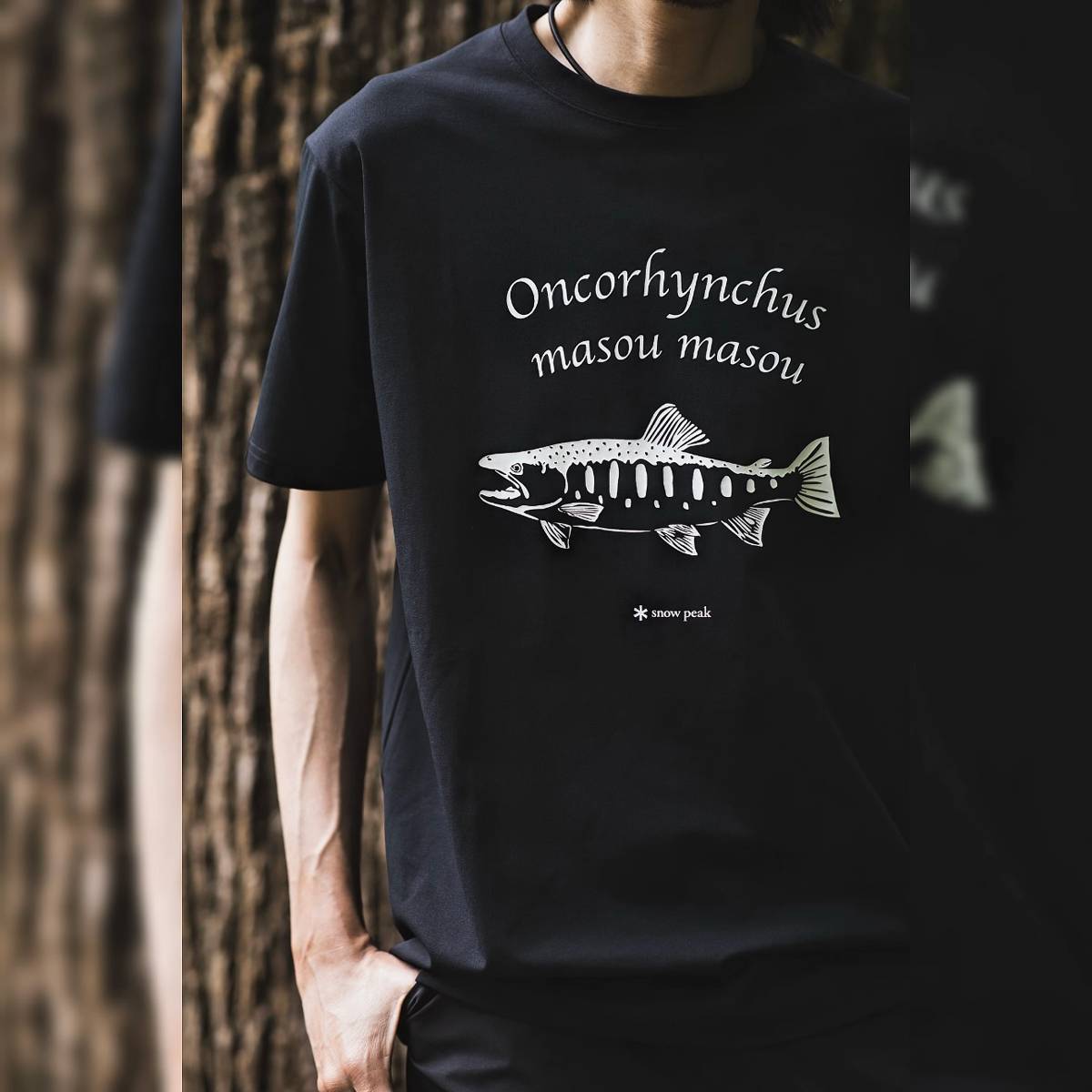 トーンドトラウト コラボ Yamame Tシャツ（2色）｜Snow Peak