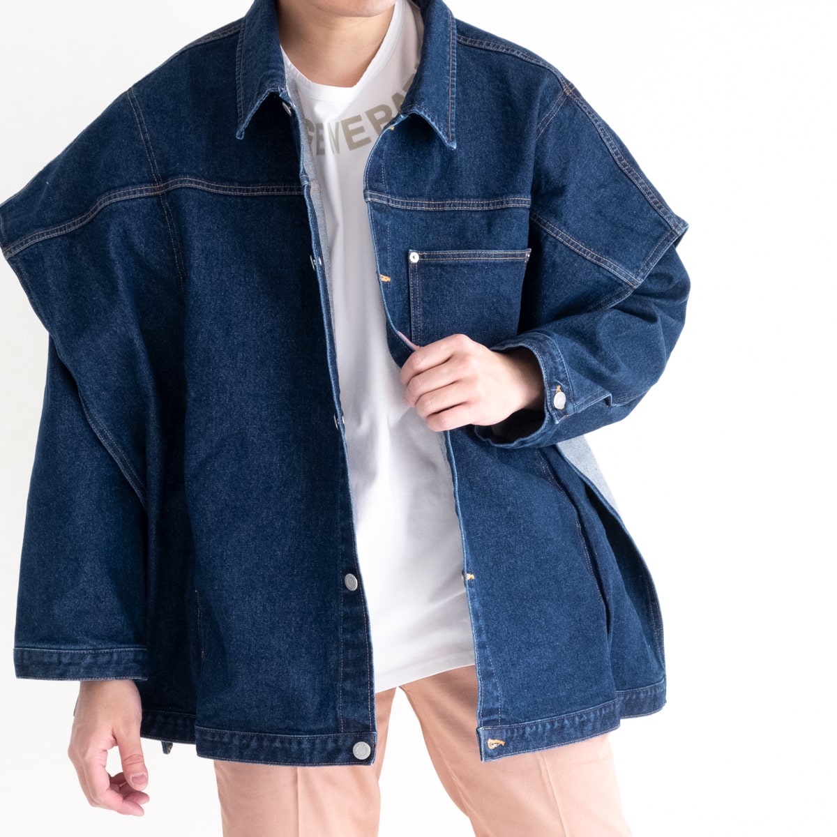 DISCOVERED 12.5oz Denim Layered Blouson-