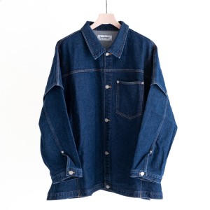 DISCOVERED 12.5OZ DENIM LAYERED BLOUSON(INDIGO)