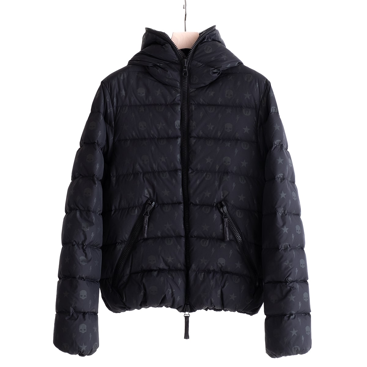 HYDROGEN×DUVETICA ALLOVER DOWN JACKET(BLACK) | HYDROGEN