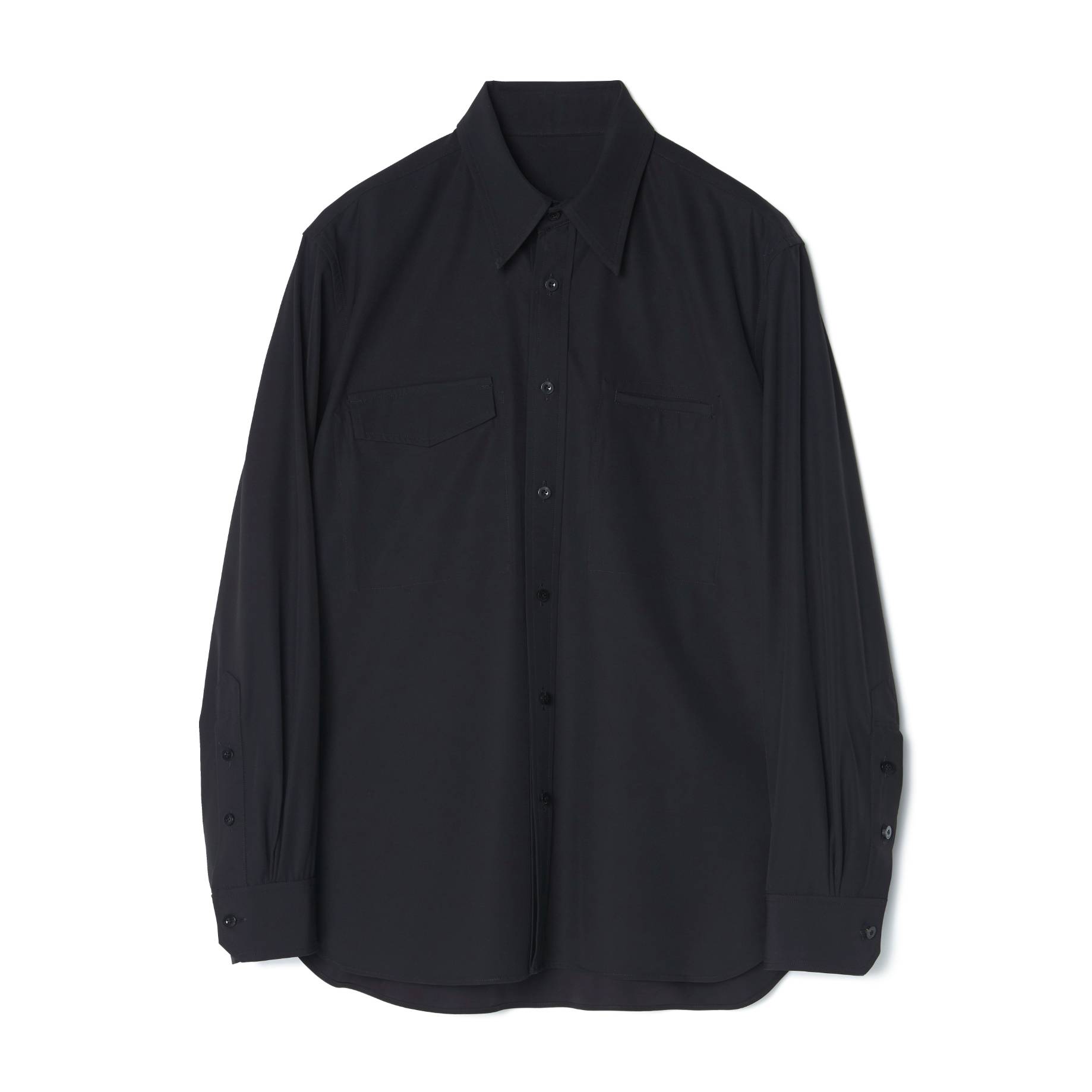 IRENISA FLAP POCKET SHIRT(BLACK) | IRENISA (イレニサ) - 通販