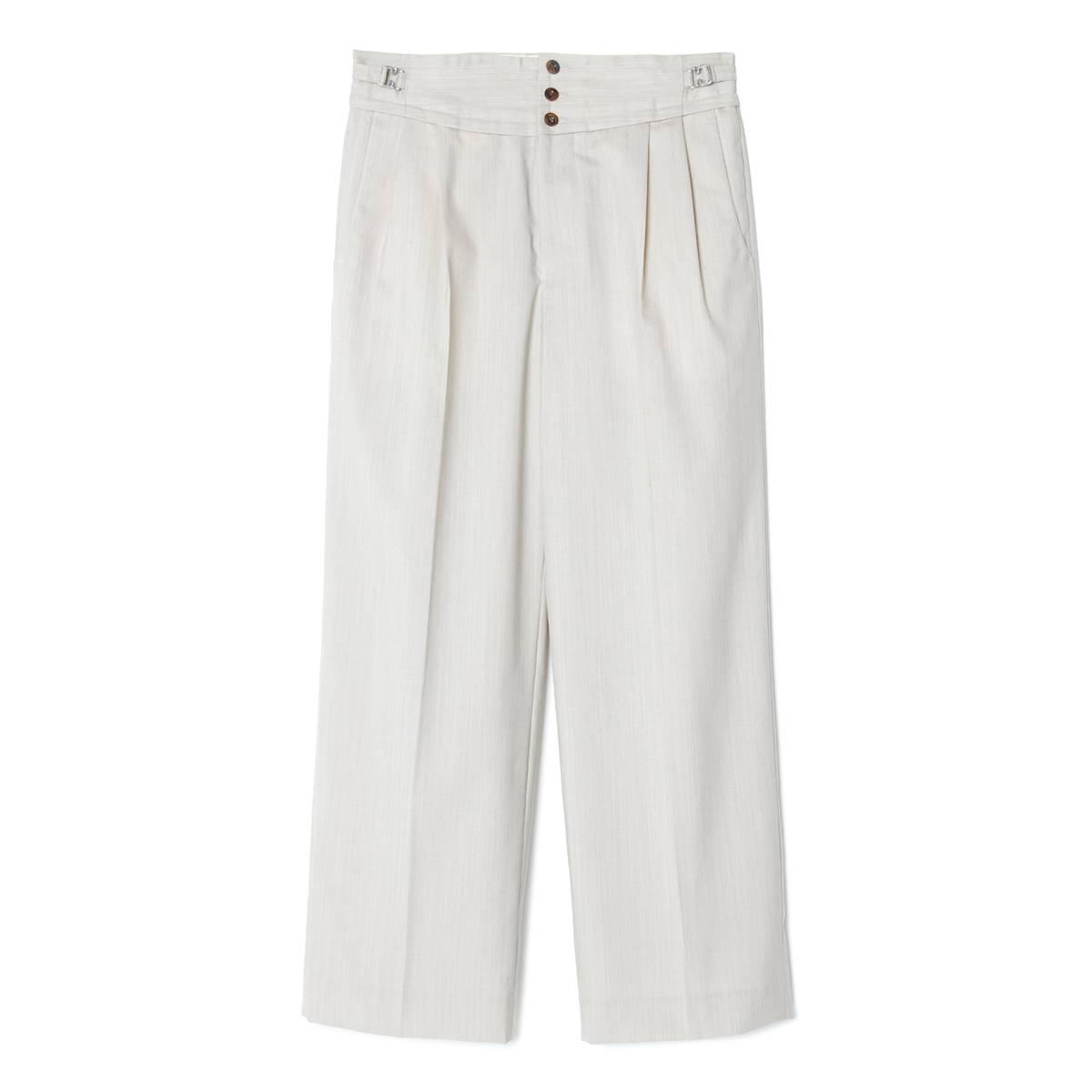 IRENISA 21SS TWO TUCKS WIDE PANTS