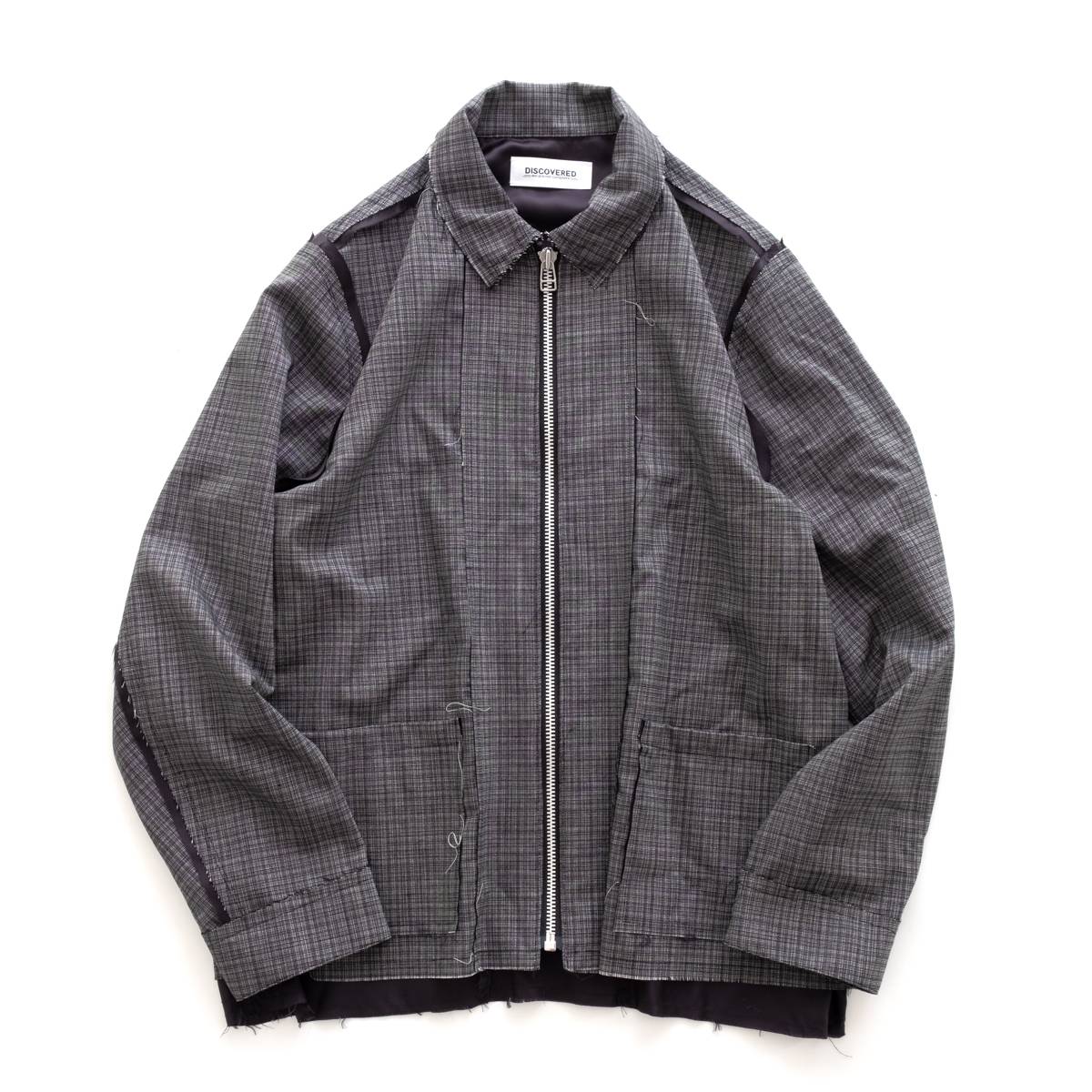 DISCOVERED 50′ WOVEN ZIP UP BLOUSON(BLACK) | DISCOVERED