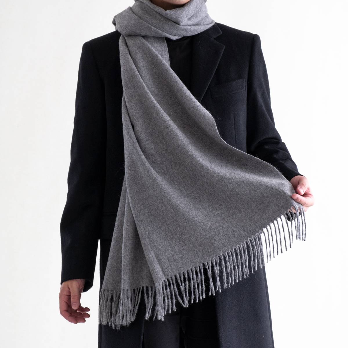 THE INOUE BROTHERS×Snow Peak Large Stole(Gray) | THE INOUE