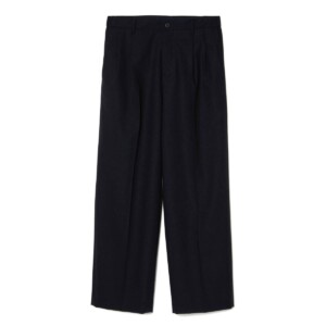 IRENISA TWO TUCKS WIDE PANTS(DARK NAVY) | IRENISA (イレニサ