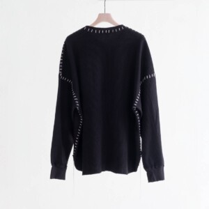 DISCOVERED DAMAGE WAFFLE CUTSEW(BLACK) | DISCOVERED (ディスカバー 