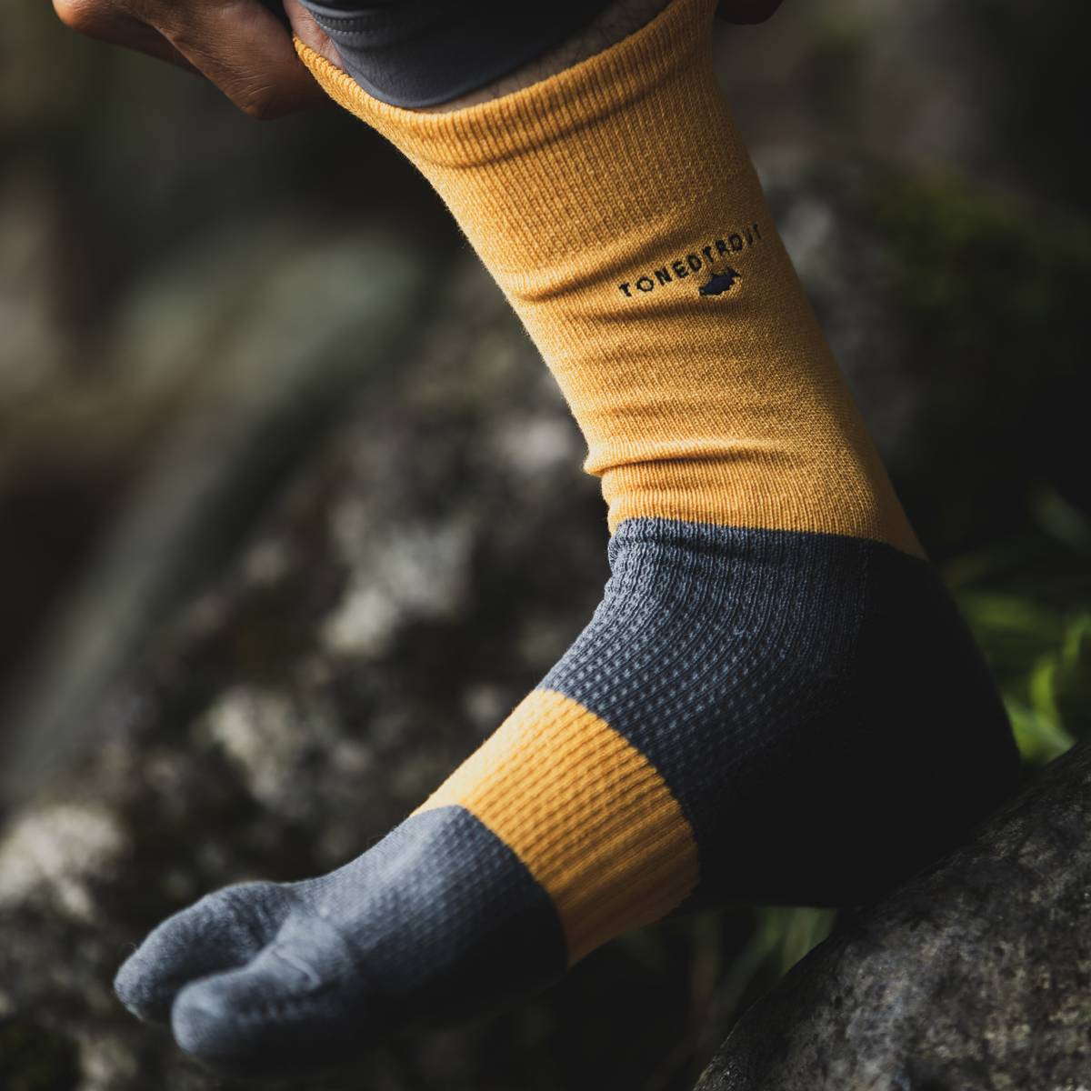 TONEDTROUT×Snow Peak Washi Hybrid Socks Middle(2色) | TONEDTROUT