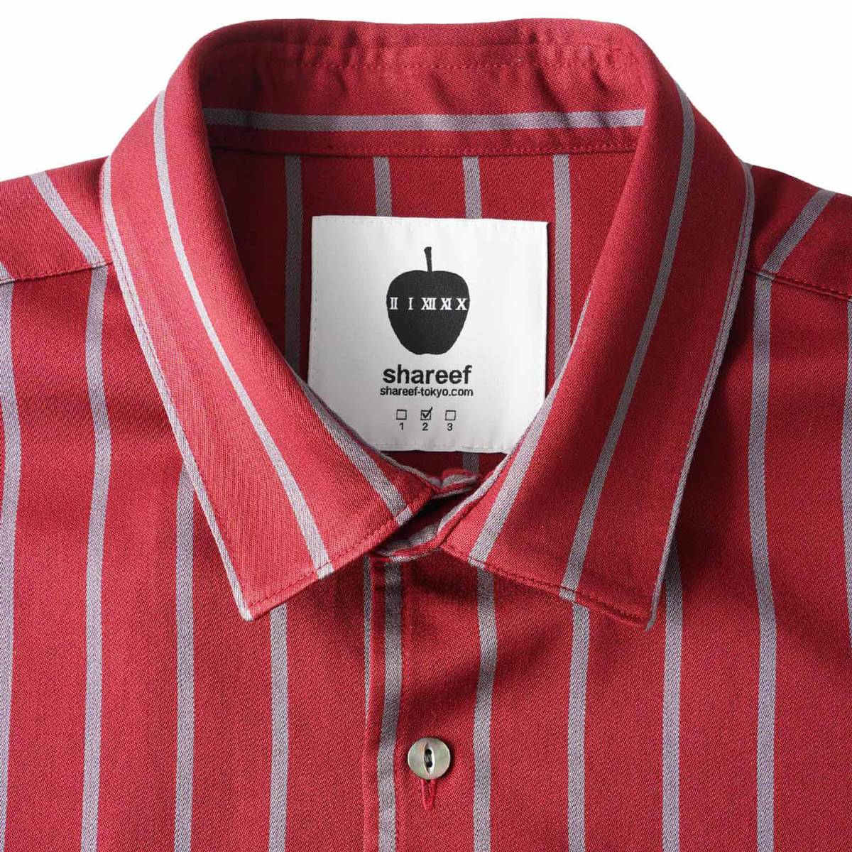 SHAREEF STRIPE S/S SHIRTS(Red) | SHAREEF (シャリーフ) - 通販