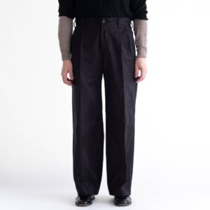 IRENISA TWO TUCKS WIDE PANTS(BLACK) | IRENISA (イレニサ) - 通販