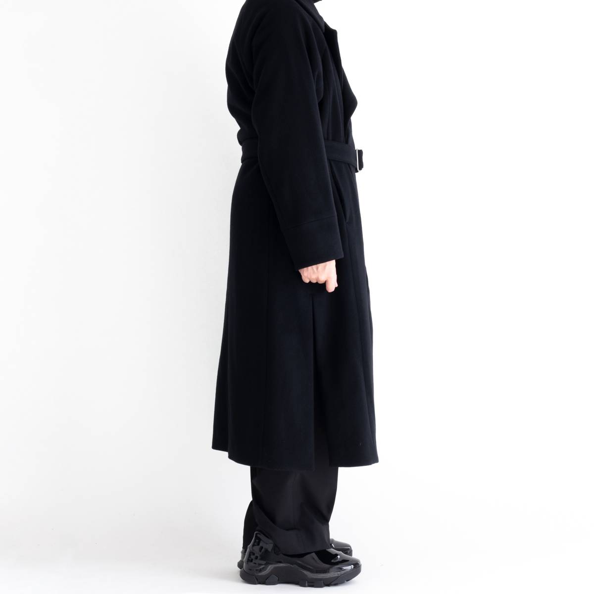 JUHA BELTED OVER COAT(BLACK) | JUHA (ユハ) - 通販 - FEEL EASY