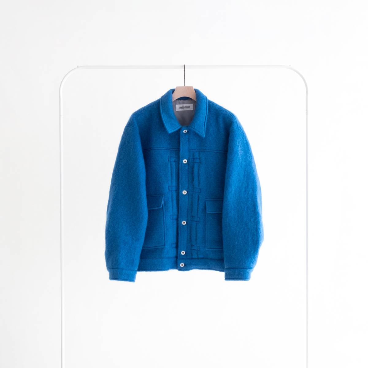 DISCOVERED MOHAIR SHAGGY 2ND G BLOUSON(BLUE)