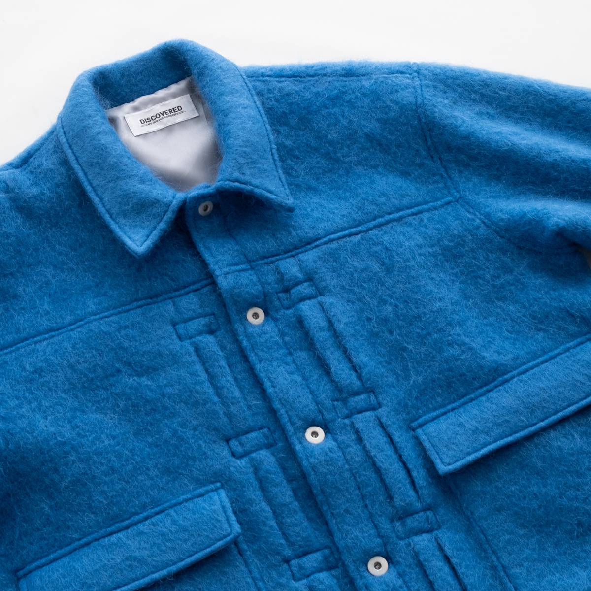 DISCOVERED MOHAIR SHAGGY 2ND G BLOUSON(BLUE) | DISCOVERED