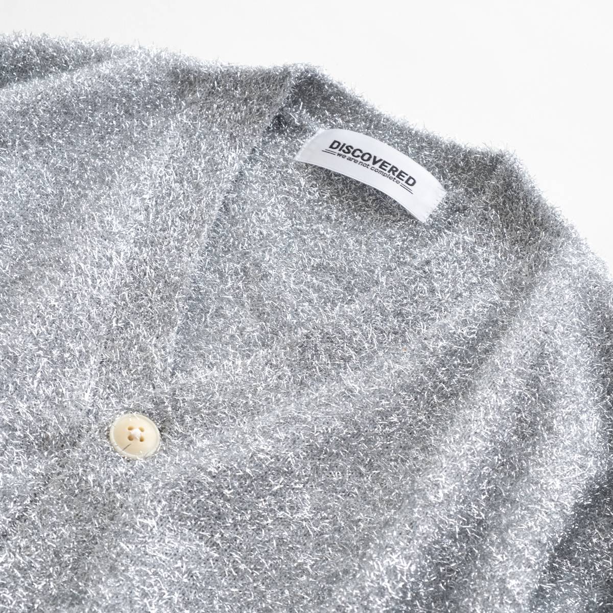 DISCOVERED SUPER STAR KNIT CARDIGAN(SILVER)